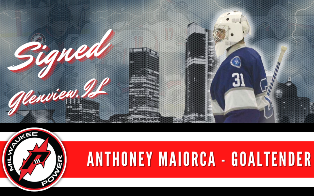 Power Sign Tendered Goaltender Maiorca