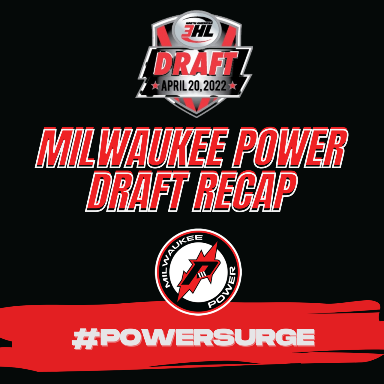 Milwaukee Power NA3HL Draft Results WEST BEND POWER
