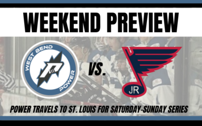 Power travels to St. Louis for two-game match up with Jr. Blues