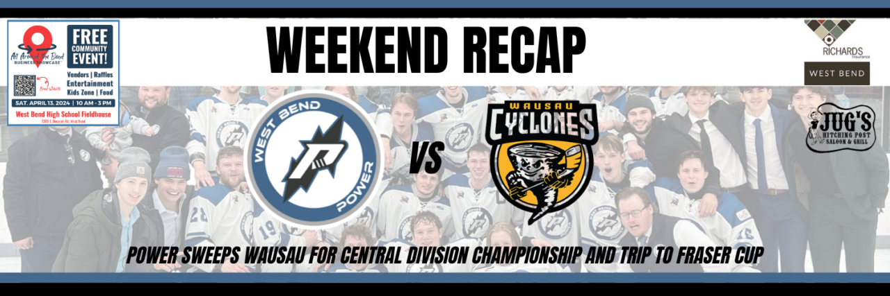 Weekend Recap - Power sweeps Wausau for Central Division Championship ...