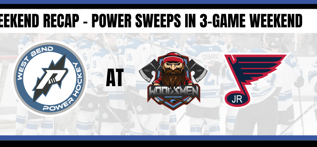 Power sweeps three-game weekend road trip