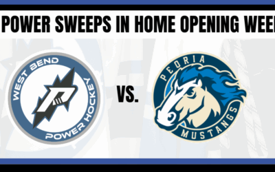 Power sweeps Peoria in home opening weekend