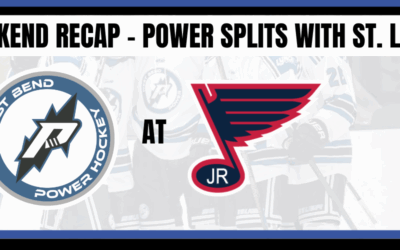 Power splits with Jr. Blues in St. Louis