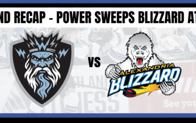 Weekend Recap – Power sweeps Blizzard, extends winning streak